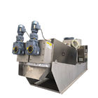 SS304 Compact Screw Press Slurry Activated Sludge Dewatering Machine