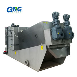 Wastewater Screw Sludge Dewatering Machine For Livestock Processing Plant Sewage