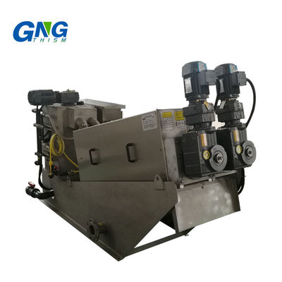 Non clogging  Screw Press Sludge Separator Dewatering Filter Machine