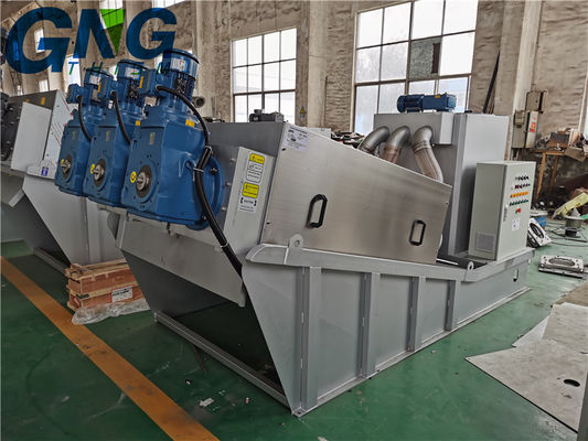 Non clogging  Screw Press Sludge Separator Dewatering Filter Machine