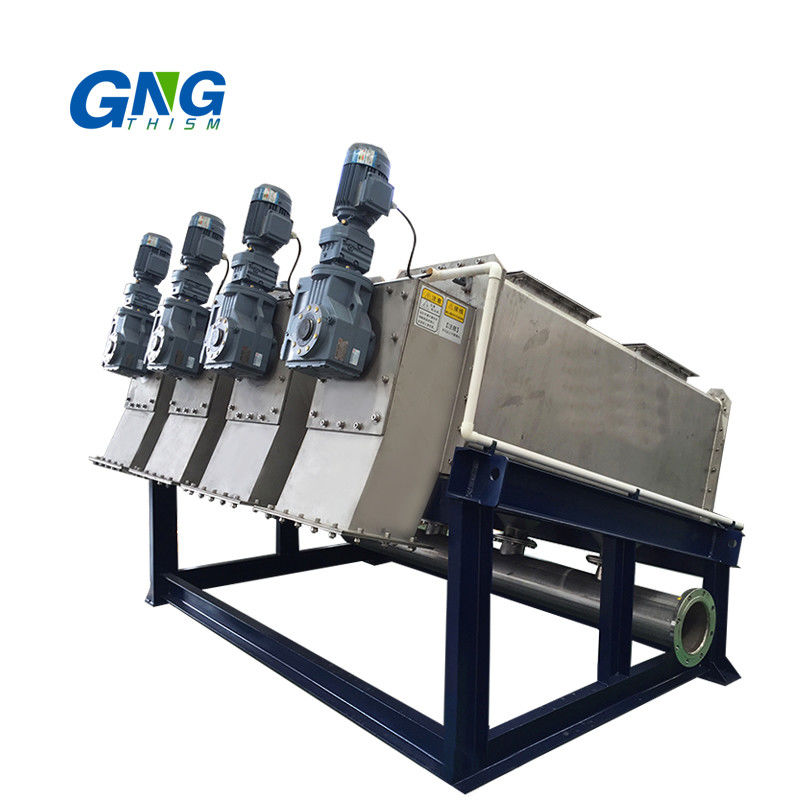 Filter Press Screw Sludge Dewatering Machine Restaurant Sewage Treatment