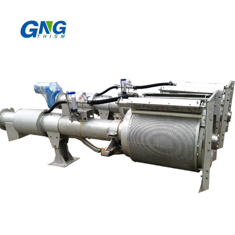 Solid Suspended Objects Rotary Drum Screen / Fine Screen Wastewater Treatment