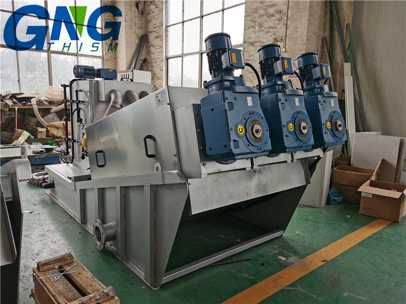 Low Noise Conventional 3000Kg Volute Sludge Dewatering Press